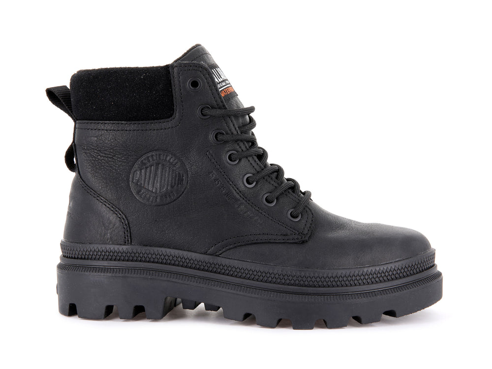 Zapatos Altas Palladium PALLATROOPER SC WP+ Hombre Negras | Costa Rica-93678